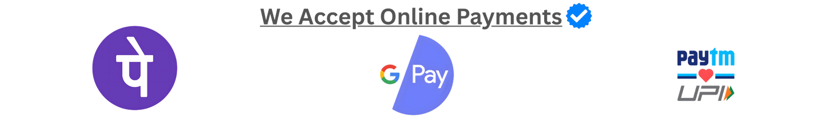 we accept online payments