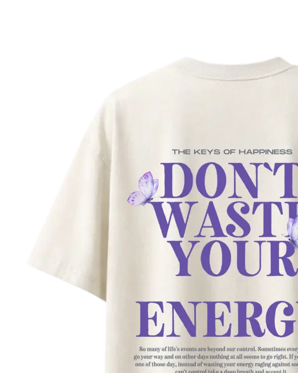 unisex terry oversized tee